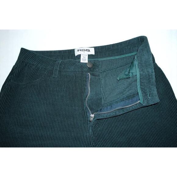 RSQ Forest Green Corduroy Wide Leg Pants – Women’s Size 26 - Picture 2 of 11